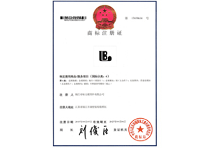 BL Trademark registration certificate